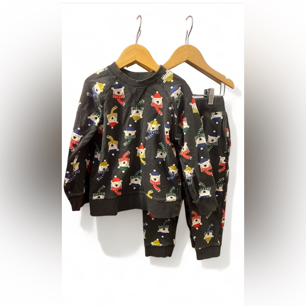 Hanna Andersson French Terry  printed Sweatshirt & sweatpants set